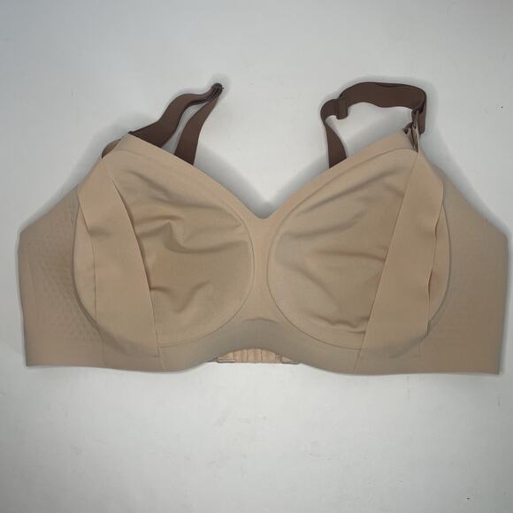 🍒 Momcozy V Jelly Strip Lift Busty Nursing Bra Breastfeed Comfort Oyster Pink XL - Picture 10 of 12